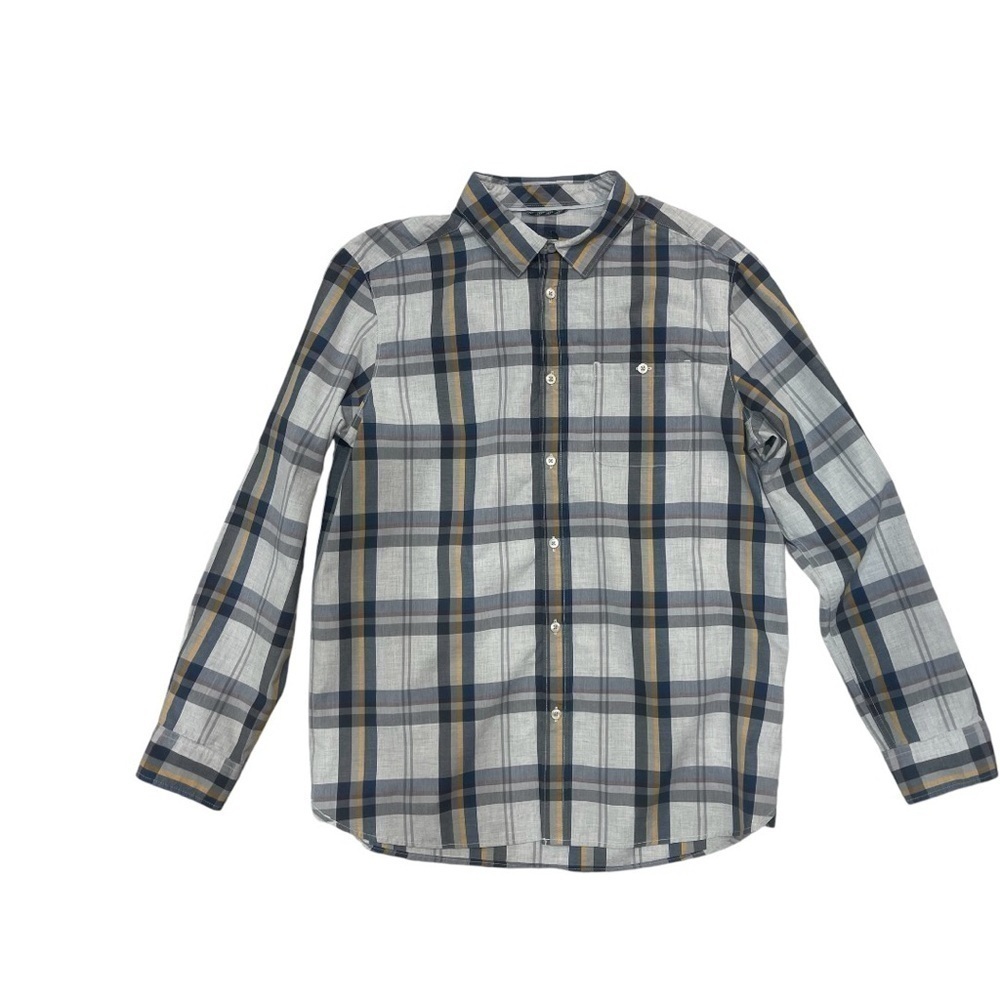 The North Face  Men’s long sleeve plaid button down shirt. SZ L